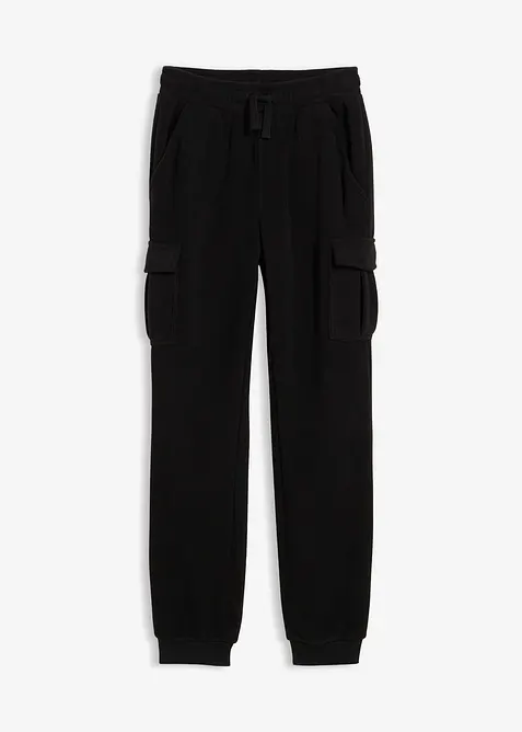 Pantalon cargo doublé sherpa, Regular, bonprix