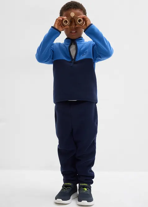 Fleecepullover mit Reißverschluss, bonprix