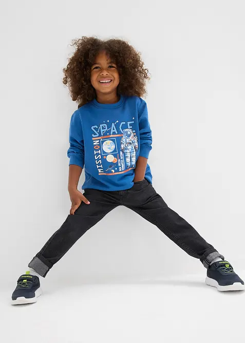 Sweatshirt in weichem Baumwoll-Mix, bonprix