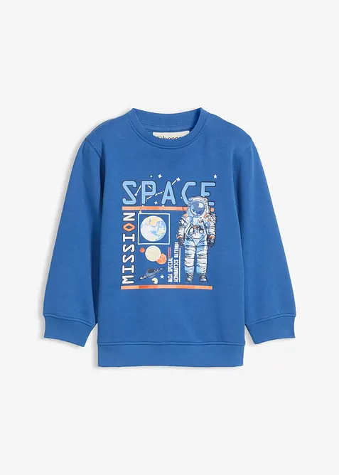 Sweatshirt in weichem Baumwoll-Mix, bonprix