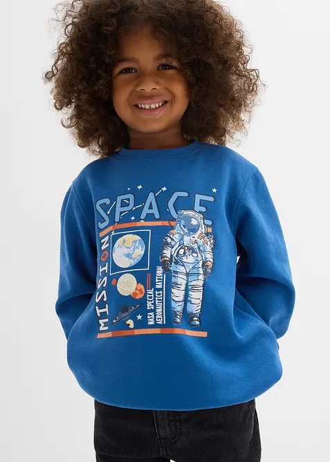 Sweatshirt in weichem Baumwoll-Mix, bonprix