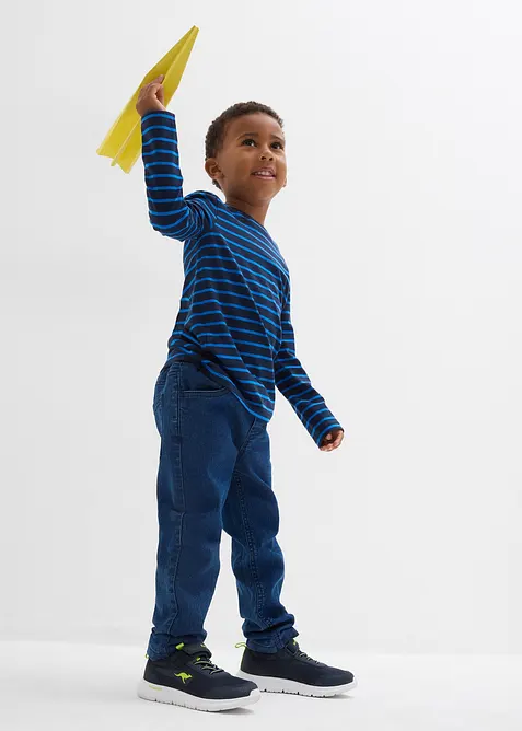 Lot de 3 T-shirts manches longues coton, bonprix