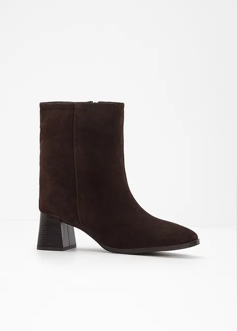 Bottines en cuir, bonprix