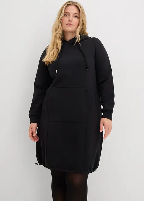 Robe sweat en coton m&eacute;lang&eacute;, bonprix