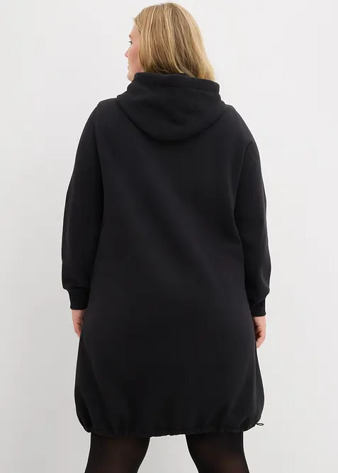 Robe sweat en coton m&eacute;lang&eacute;, bonprix