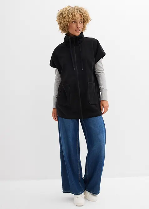 Fleece-Weste aus recyceltem Polyester, bonprix