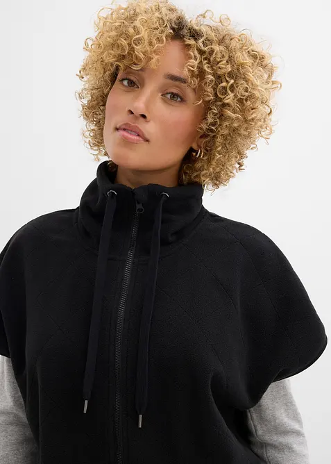 Fleece-Weste aus recyceltem Polyester, bonprix