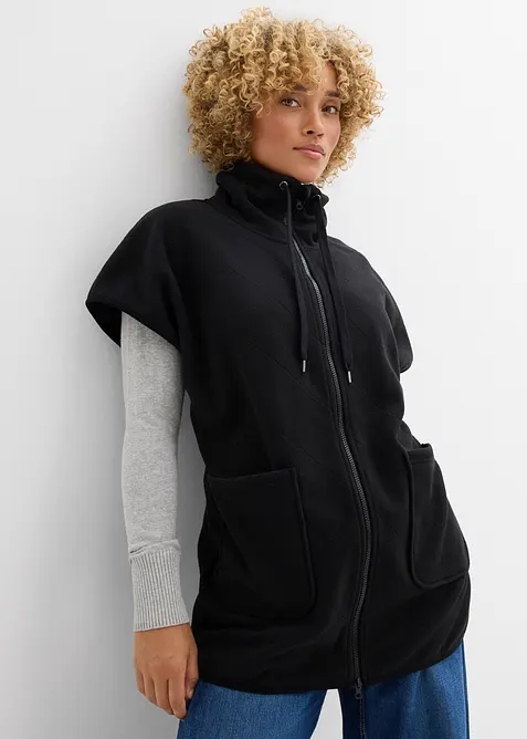 Fleece-Weste aus recyceltem Polyester, bonprix