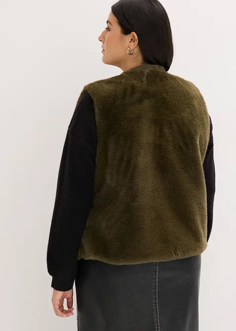 Fellimitat-Weste, bonprix