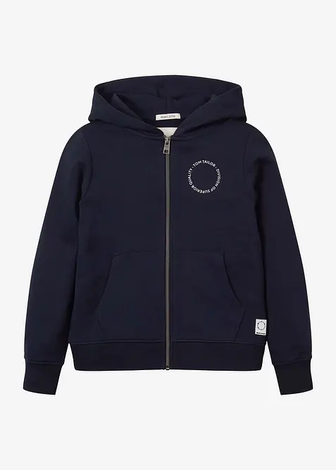 Sweat zippé à capuche Tom Tailor, Tom Tailor