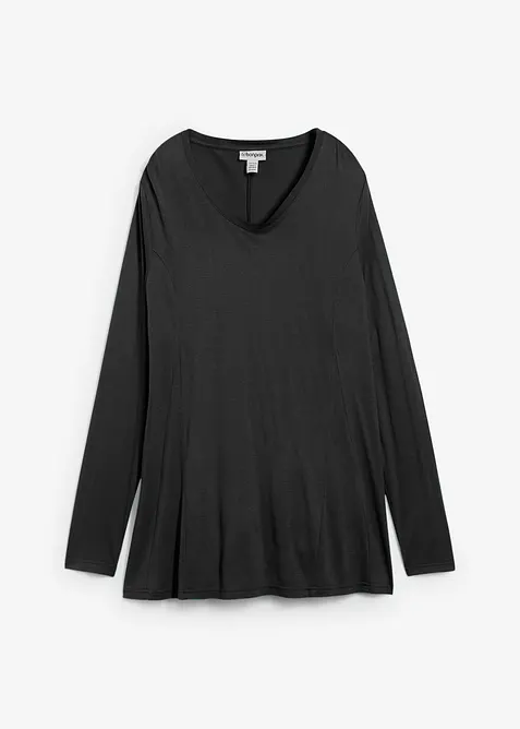 Langarm-Shirt aus softer Viskose, bonprix