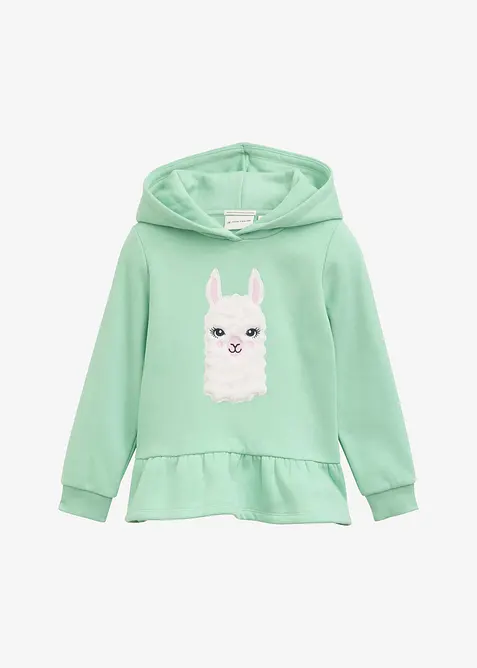 Sweat à capuche Tom Tailor à volant, Tom Tailor