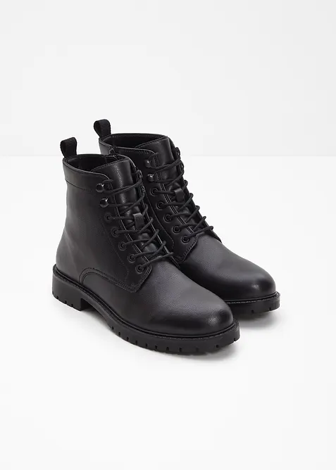 Boots lacées à semelle crantée, bonprix