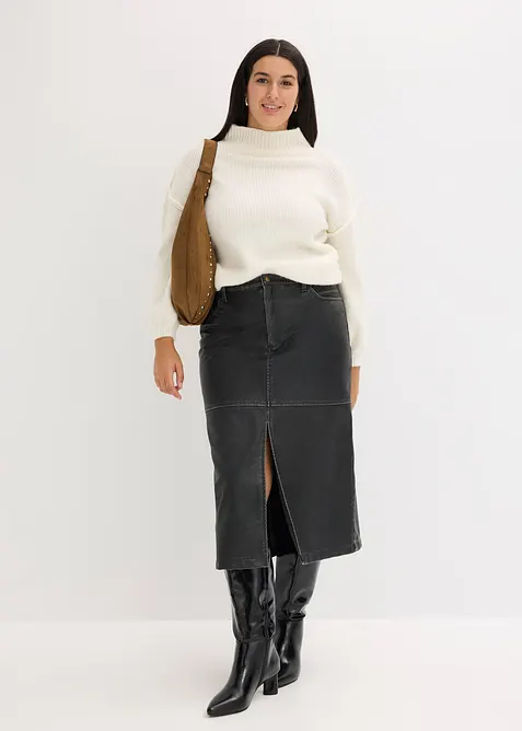 Lederimitat-Rock, bonprix