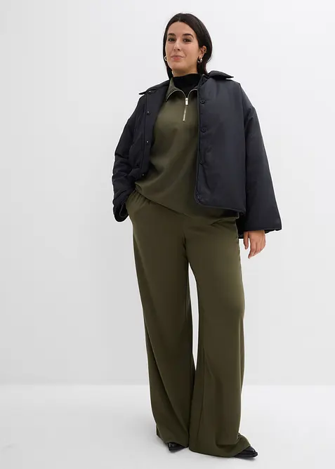 Palazzo-Hose aus bequemen Punto di Roma, bonprix