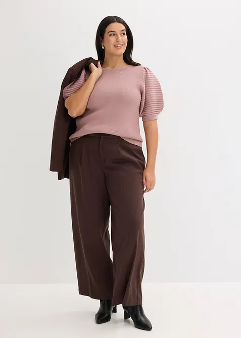 Pullover mit Ballonärmeln, bonprix