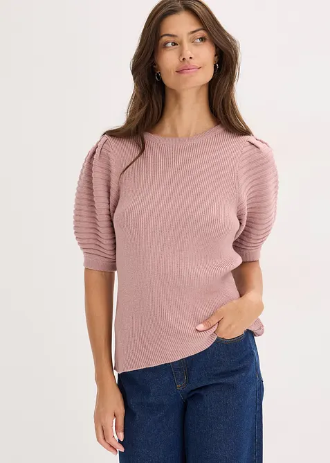 Pullover mit Ballonärmeln, bonprix