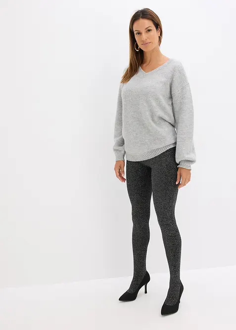 Collant thermique en polaire avec fil brillant, bonprix