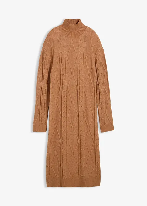 Strickkleid aus Zopfstrick, bonprix