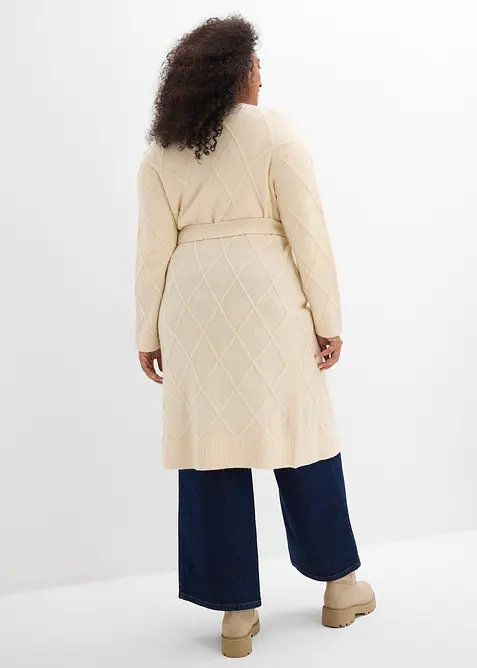 Strickmantel aus Zopfstrick, bonprix