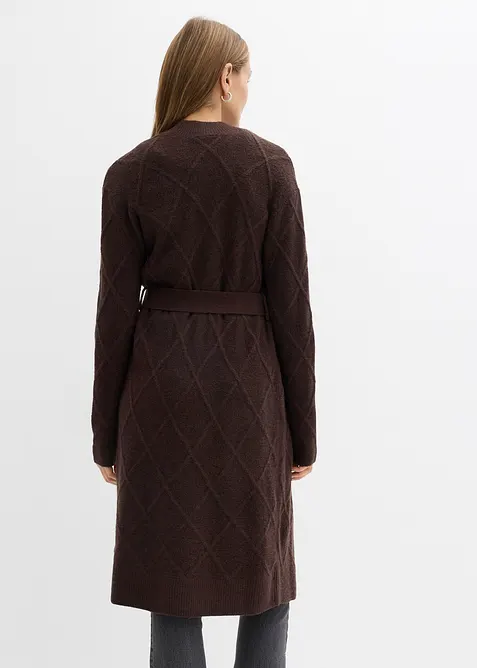 Strickmantel aus Zopfstrick, bonprix