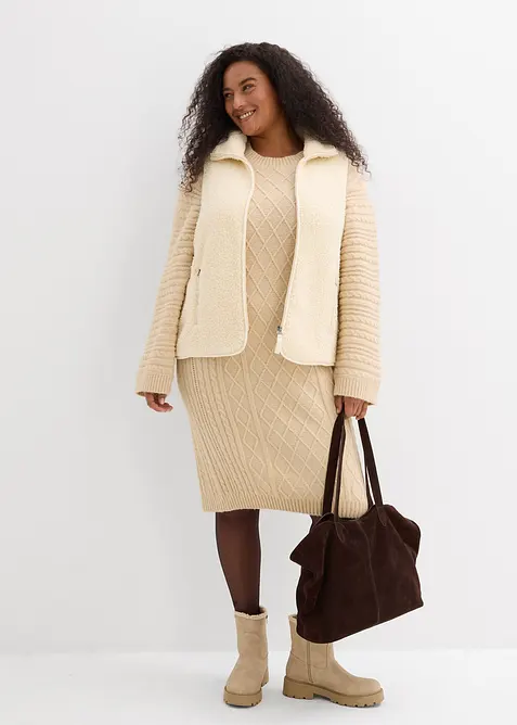 Midi-Strickkleid, bonprix