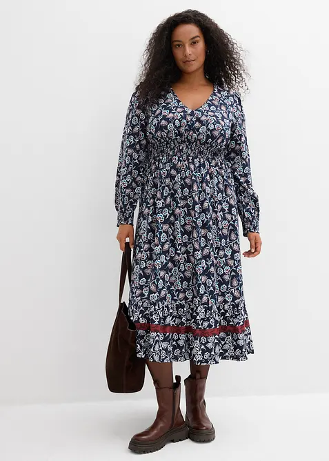 Maxikleid aus fließender Viskose, bonprix