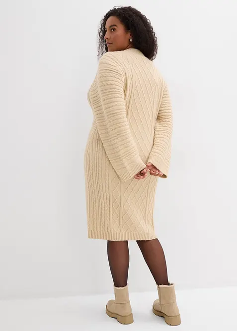 Midi-Strickkleid, bonprix