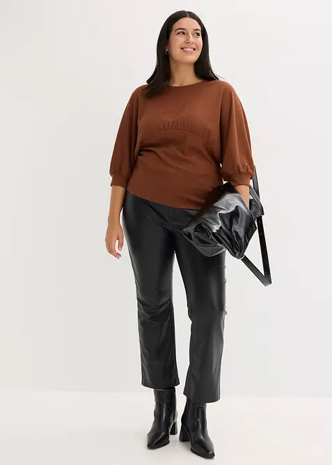 Pantalon enduit, bonprix