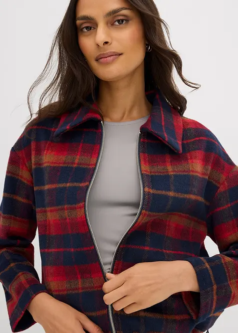 Blouson à carreaux, bonprix