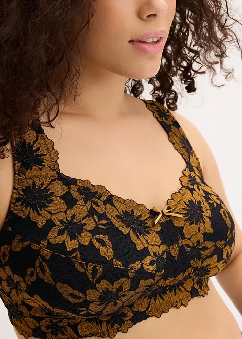 Entlastungs-BH ohne Bügel mit gepolsterten Trägern, bonprix