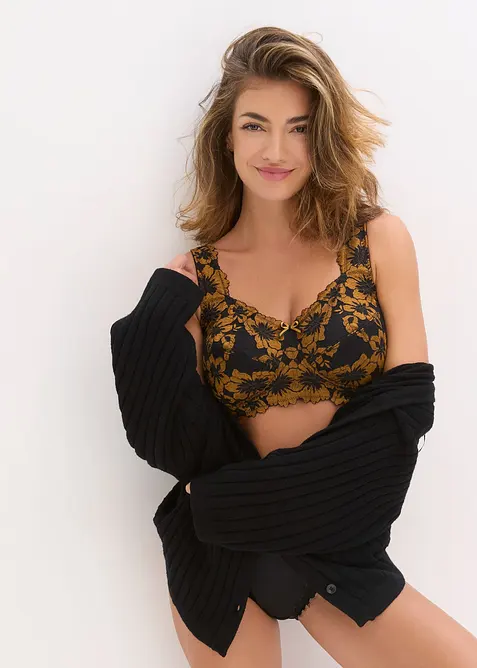 Soutien-gorge grand maintien sans armatures, bretelles rembourrées, bonprix