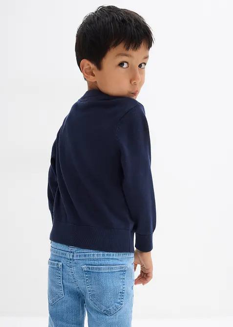 Pull en fine maille 100% coton, bonprix