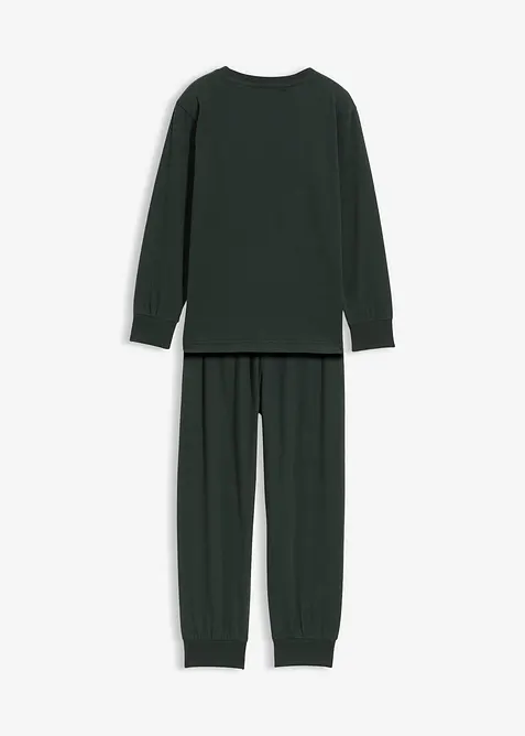 Pyjama en coton doux à imprimé phosphorescent (ens. 2 pces), bonprix