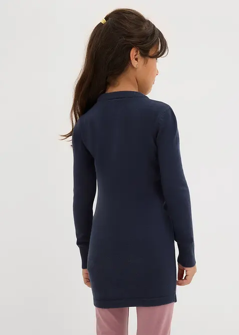 Long-Feinstrickpullover mit Pailletten, bonprix