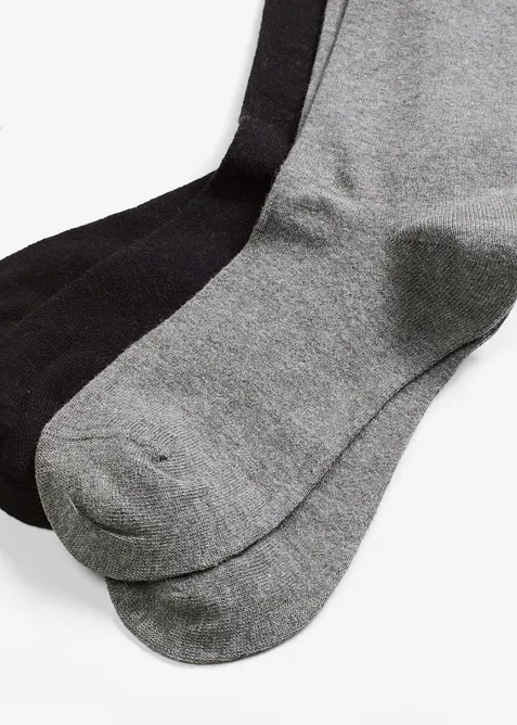 Socken mit Merino-Bio-Baumwoll-Mischung (2er Pack), bonprix