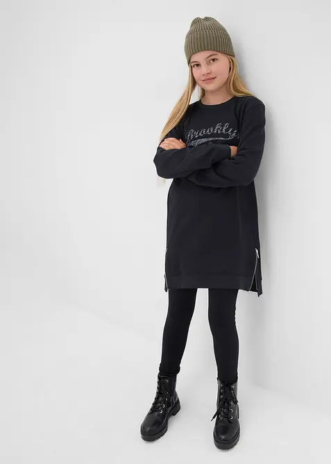 Robe en molleton 100% coton, bonprix