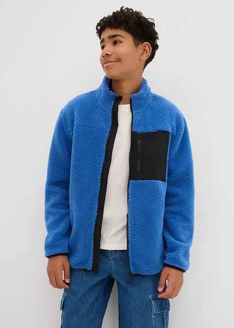 Teddy-Fleece Jacke, bonprix