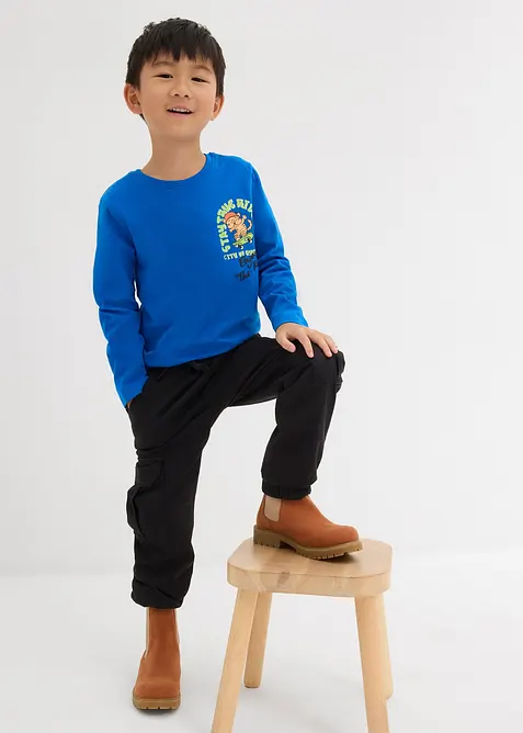 Langarmshirt aus reiner Bio-Baumwolle, bonprix