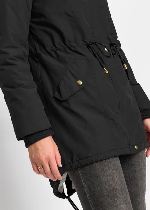 Parka mit Teddy-Futter, bonprix