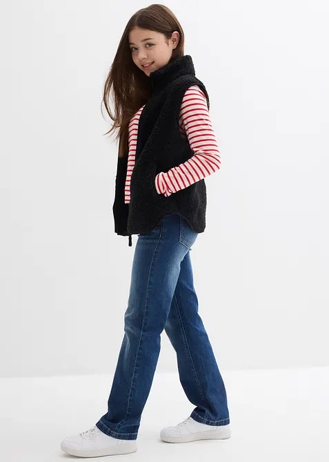 Jean droit taille mi-haute, bonprix