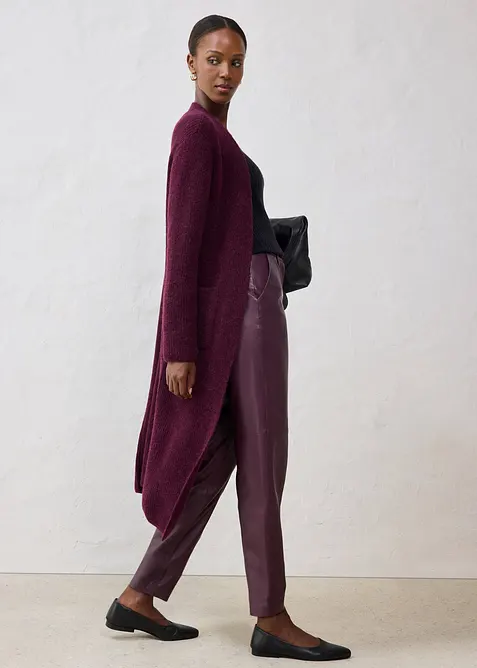 Pantalon en cuir d’agneau nappa, bonprix