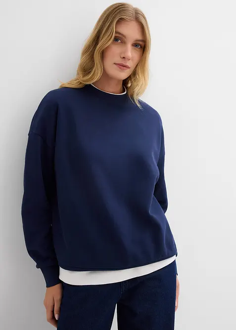 Oversize-Sweatshirt aus reiner Bio-Baumwolle, bonprix