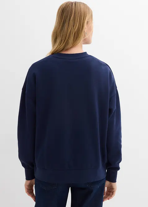 Oversize-Sweatshirt aus reiner Bio-Baumwolle, bonprix