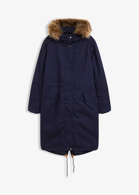 Parka longue et rembourr&eacute;e, bonprix