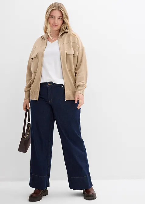 Oversize-Strickjacke, bonprix