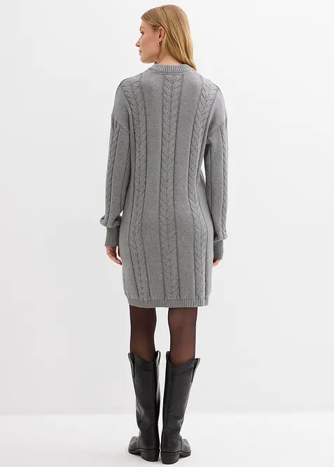 Robe en maille 100% coton, bonprix