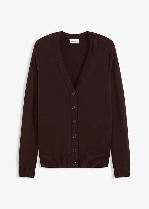 Longstrickjacke aus softem Viskose-Mix, bonprix