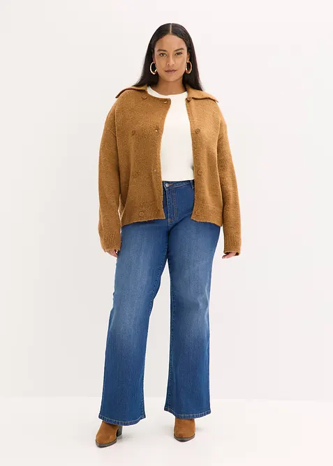 Gilet en grosse maille, bonprix