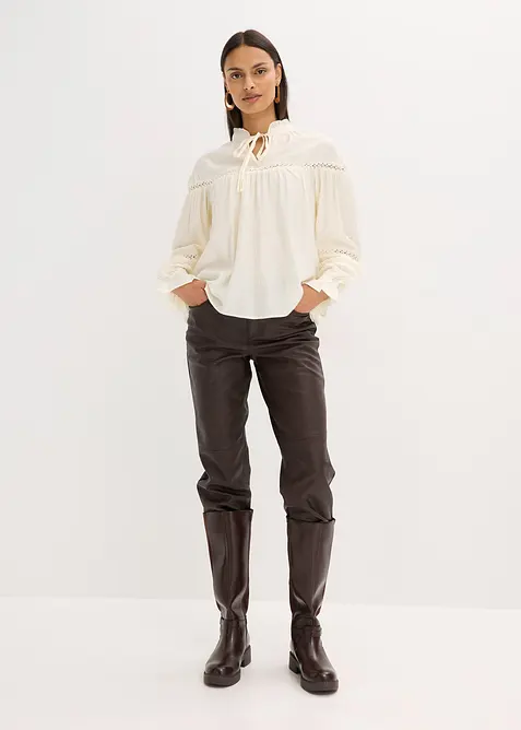 Schlupfbluse aus feinem Viskose-Mix, bonprix